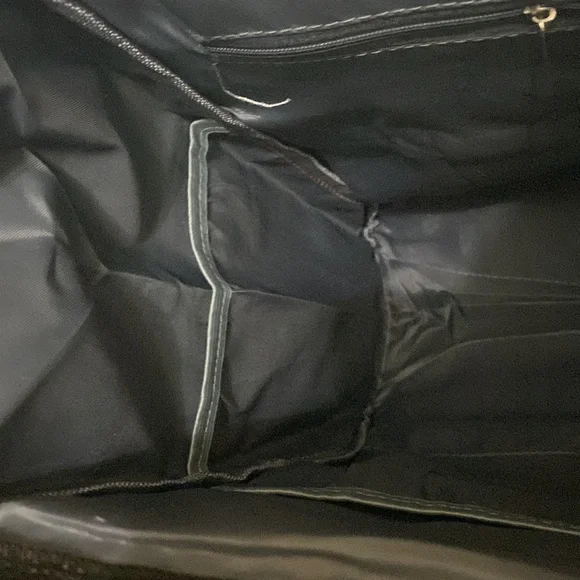 Baby Diaper Bag Maroon With Gray interior NWOT - Picture 9 of 11